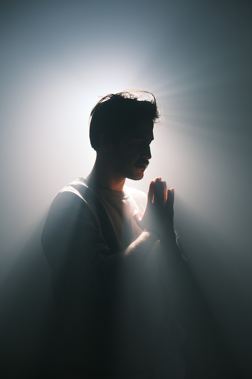 dove light rays peace spirit